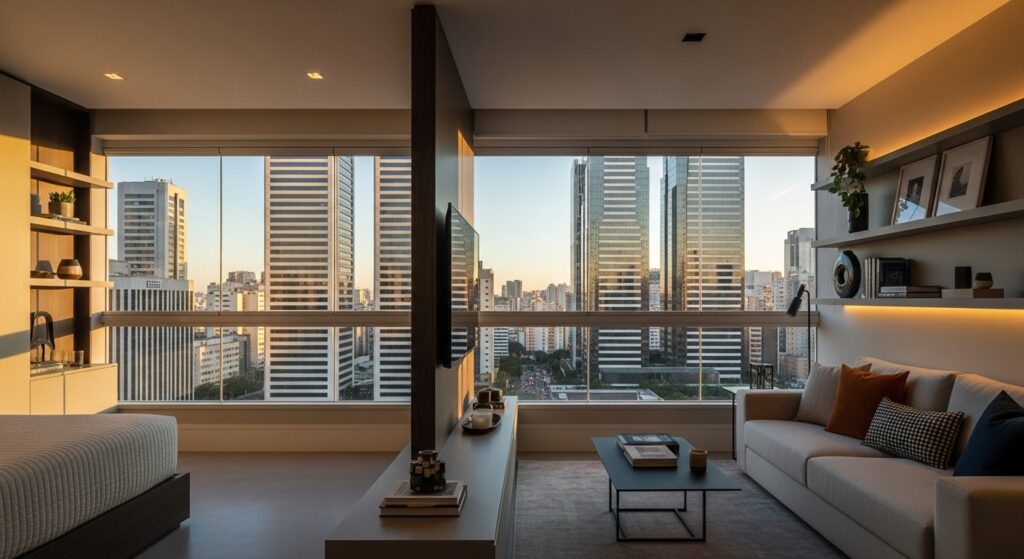 Investir em Studio no Itaim Bibi: Valorização no Eixo Faria Lima